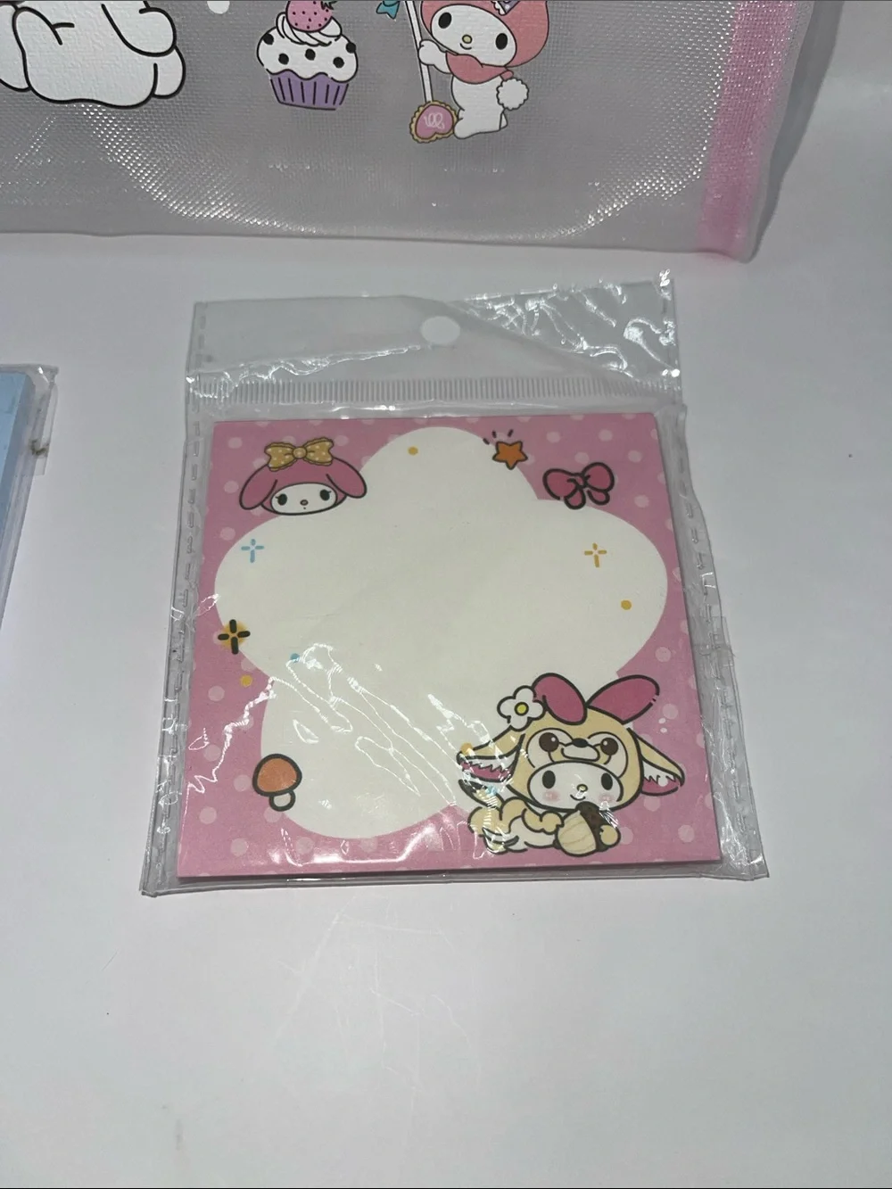 Sanrio My Melody Pink Clear Travel Pouch